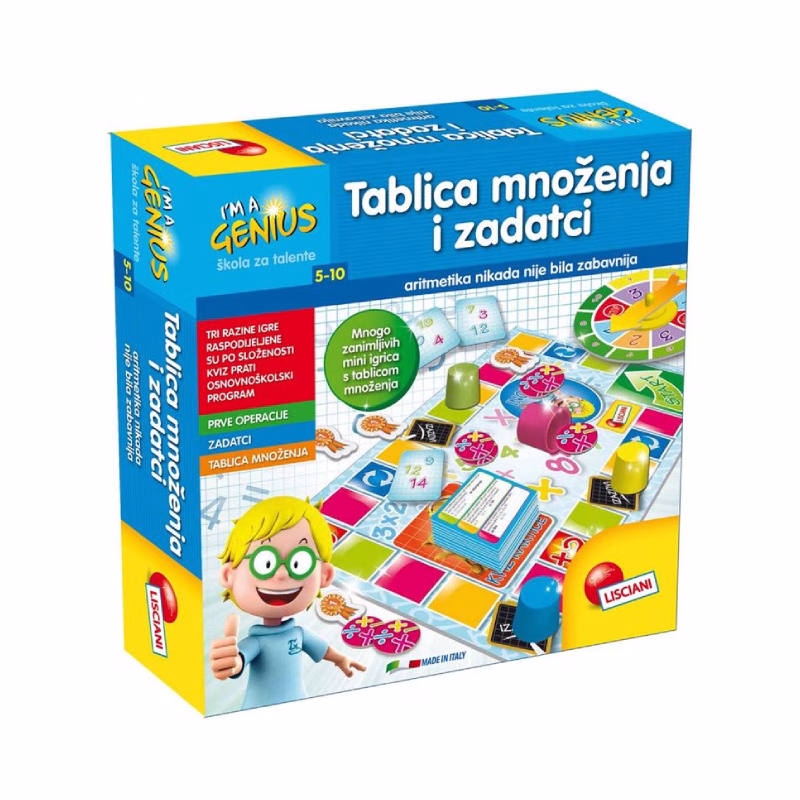 ODEON I`m Genius tablica množenja i zadaci