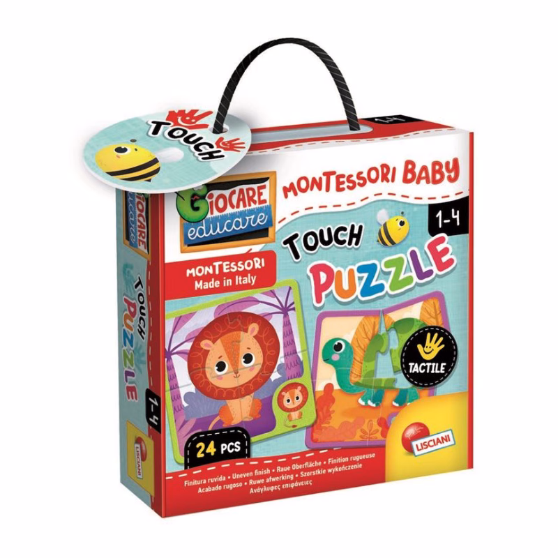 ODEON Montessori baby – puzzle dodirni i osjeti