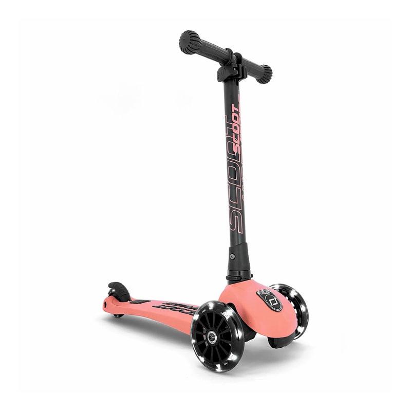 Scoot and Ride Highwaykick 3 Peach LED – romobil
