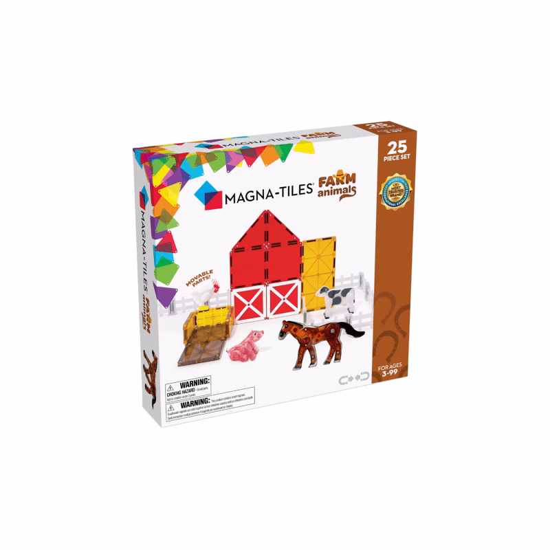 Magna Tiles Magnetne pločice FARMA životinje set 25 kom.