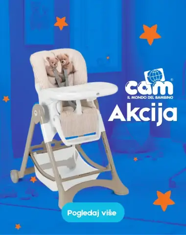 Cam stolica za hranjenje na akciji. Pogledaj više